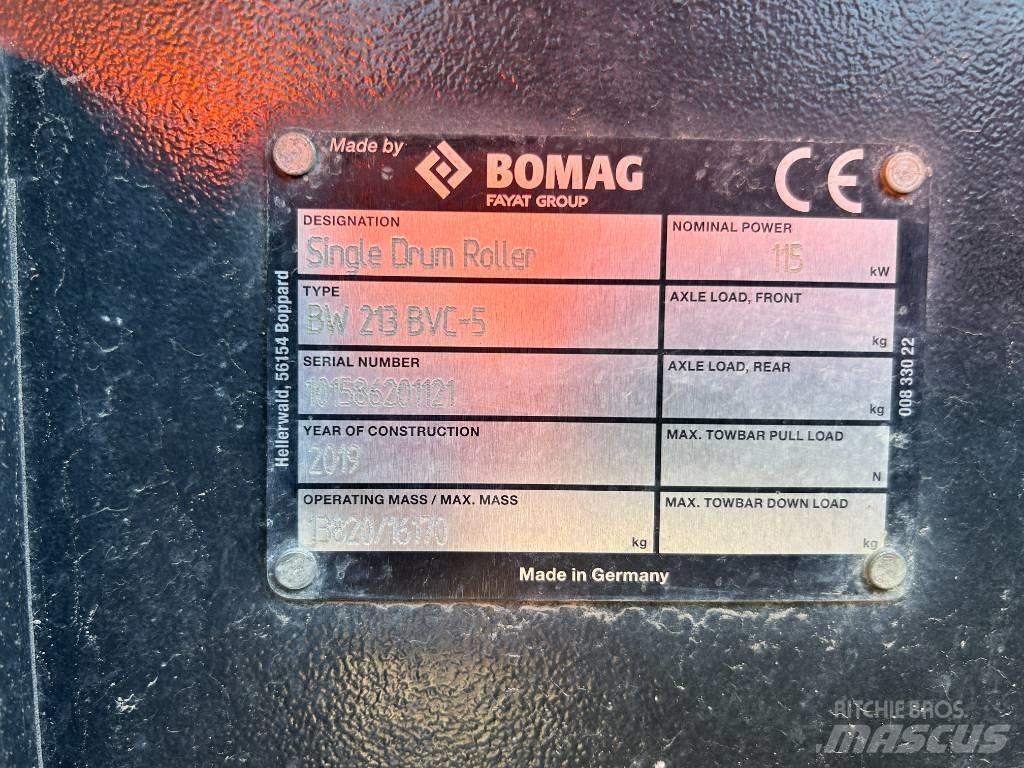 Bomag BW 213 Cilindros Compactadores monocilíndricos