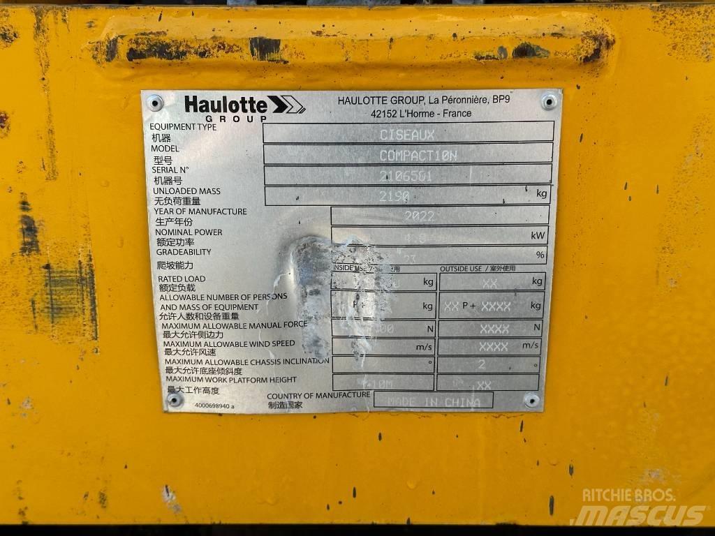 Haulotte COMPACT 10N Elevadores de tesoura