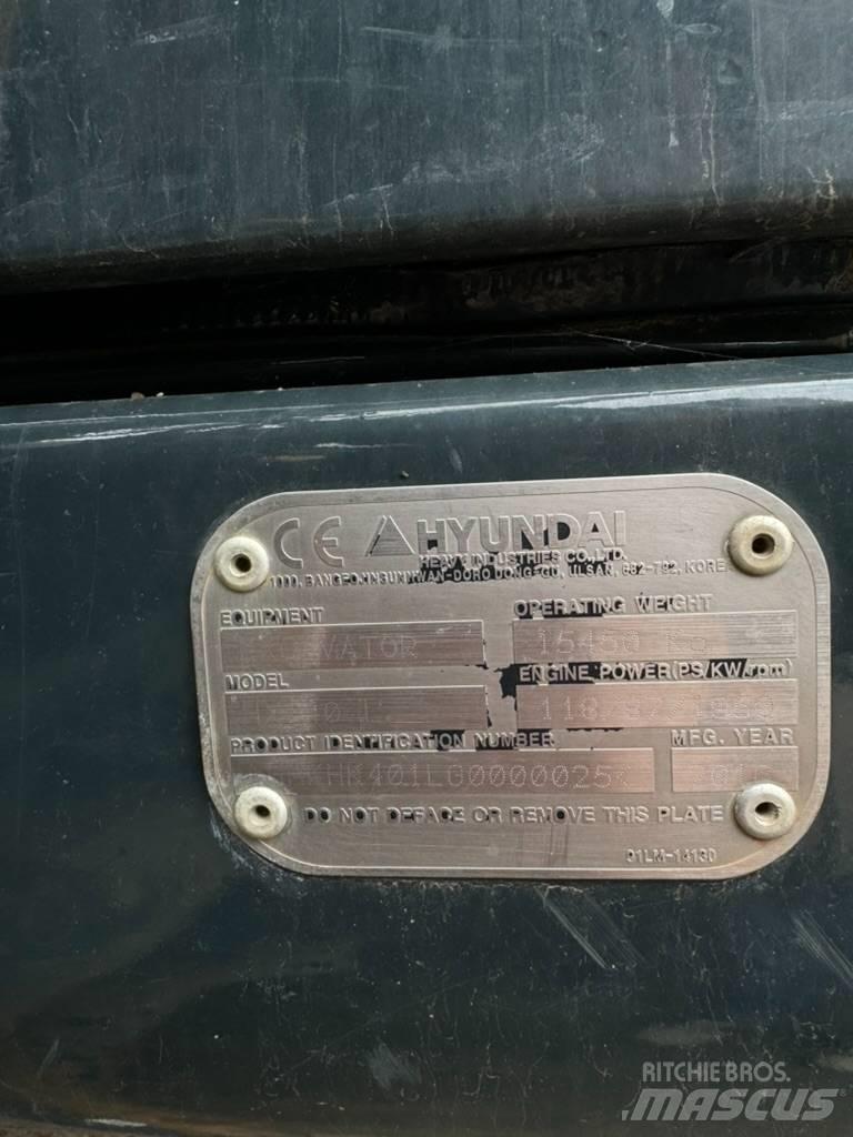Hyundai HX 140L Escavadeiras de esteiras