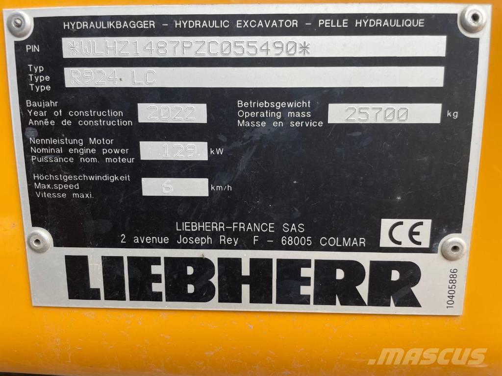 Liebherr R924 G8 Escavadeiras de esteiras