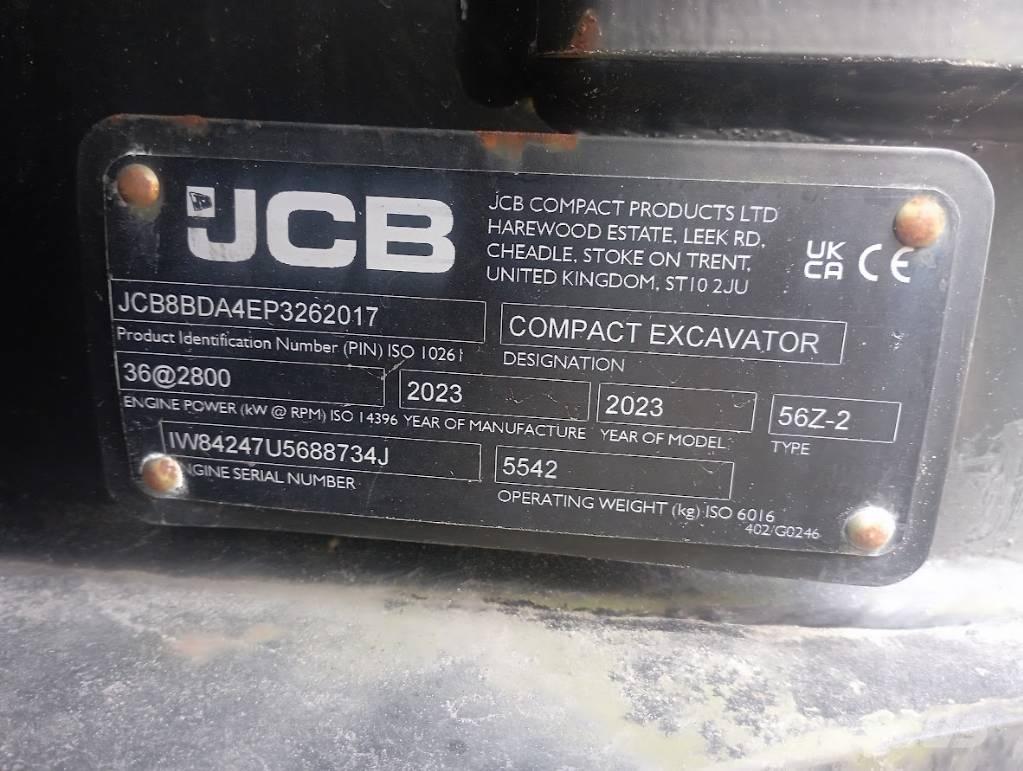 JCB JCB 56Z-2 Miniescavadeiras