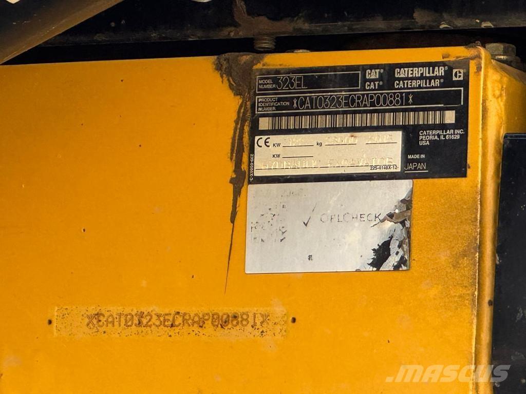 CAT 323EL Escavadeiras de esteiras