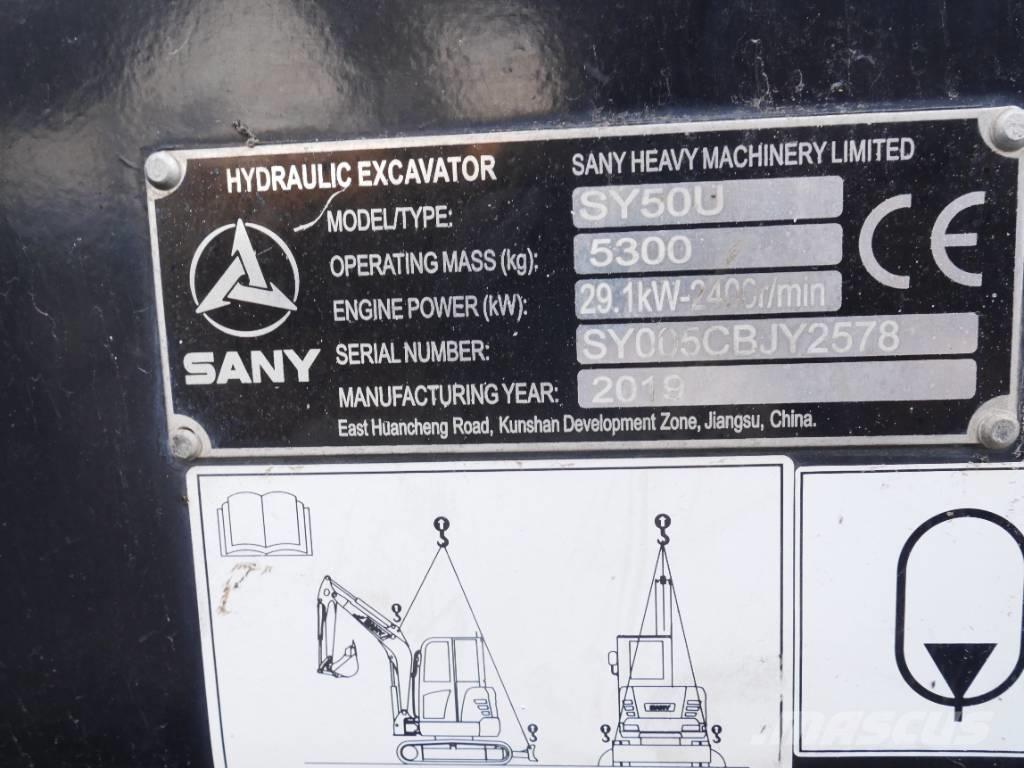 Sany SY 50 U Miniescavadeiras