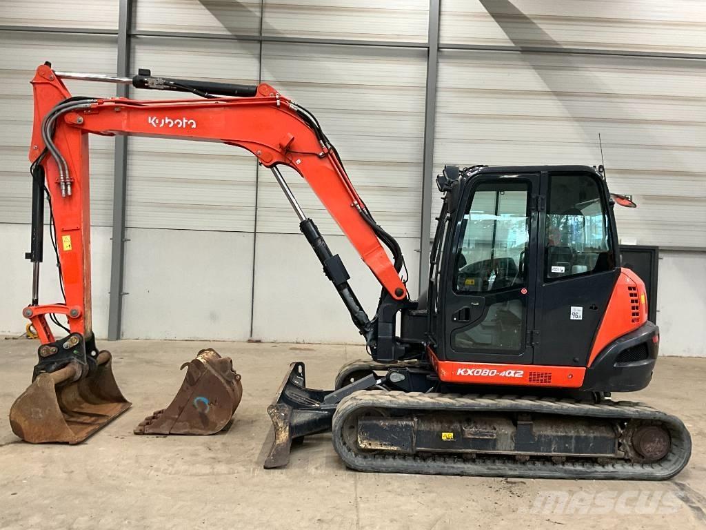 Kubota KX 080-4 A 2 Escavadoras Midi 7t - 12t
