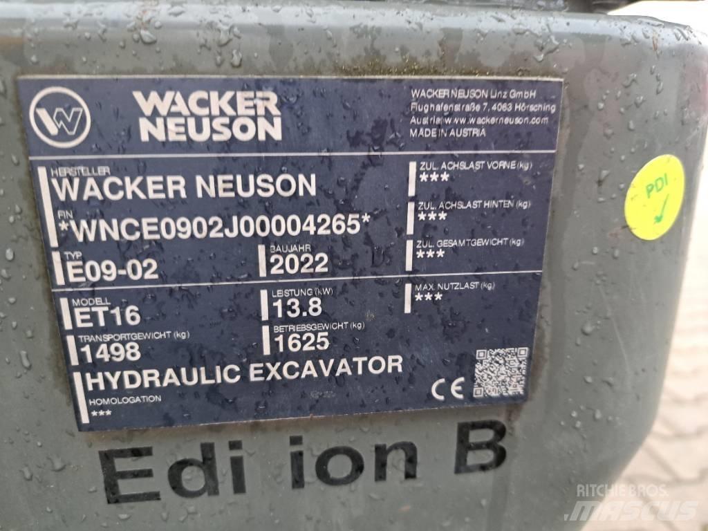 Wacker Neuson ET16 Escavadeiras de esteiras