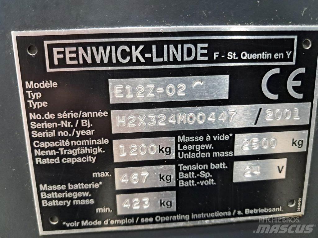 Linde E12Z-02 Empilhadores eléctricos