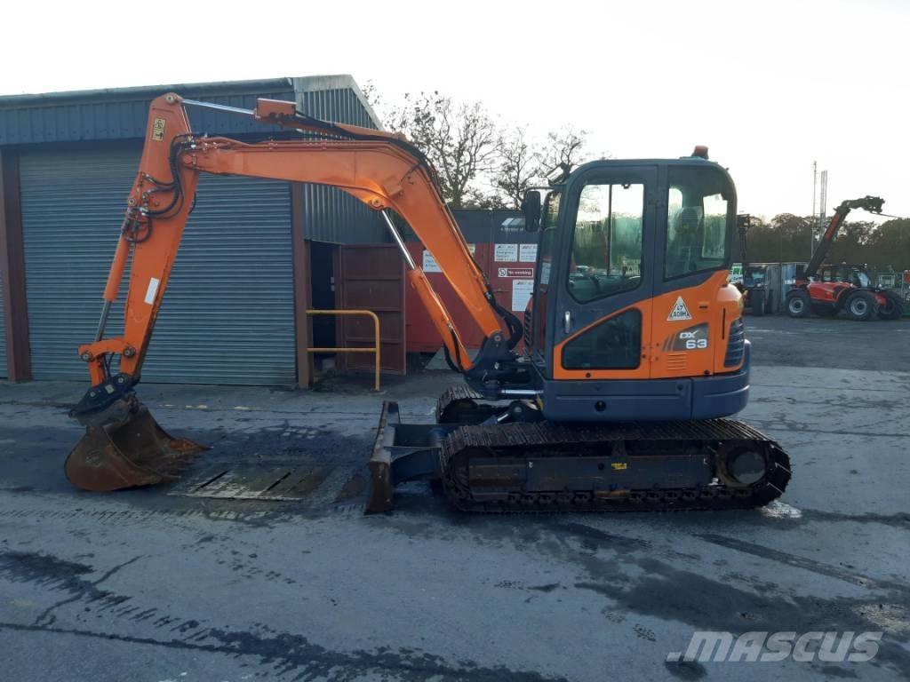 Doosan DX 63-3 Escavadeiras de esteiras