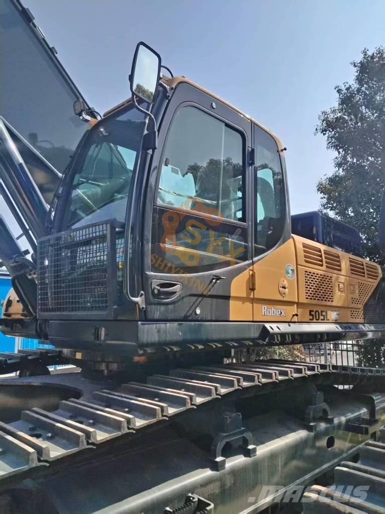 Hyundai R 505 L VS Escavadeiras de esteiras