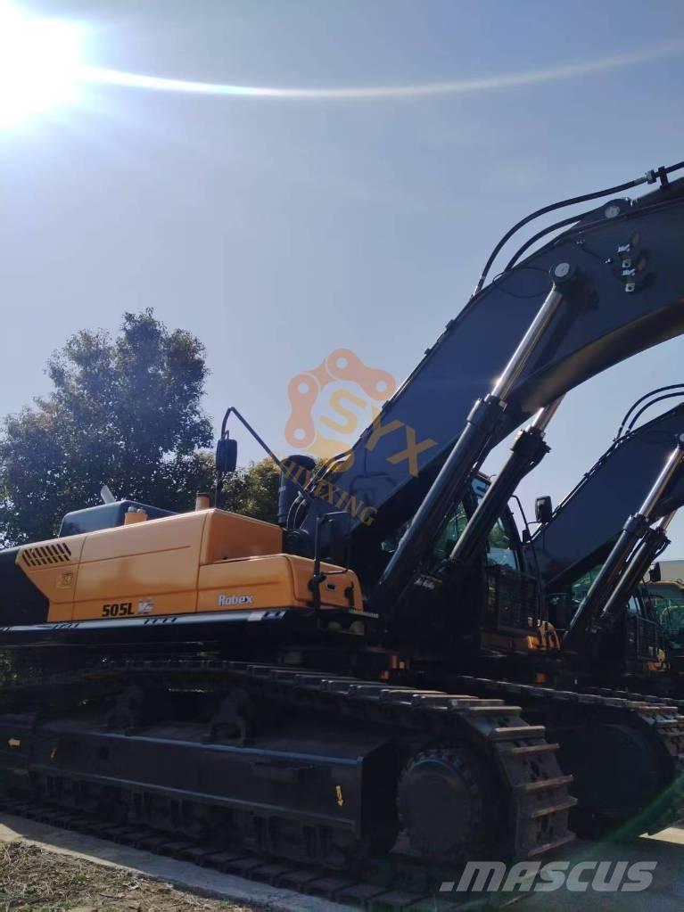 Hyundai R 505 L VS Escavadeiras de esteiras