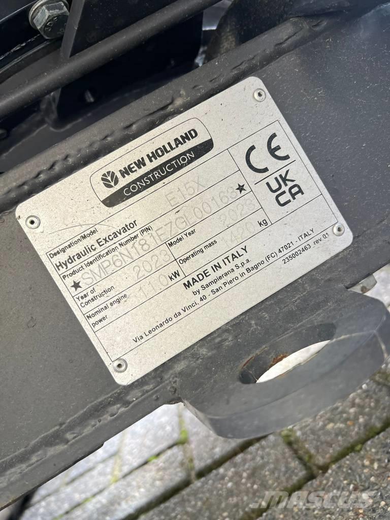 New Holland E 15 X Miniescavadeiras