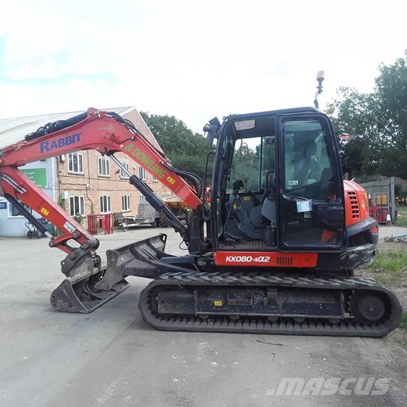 Kubota KX080-4a2 Escavadoras Midi 7t - 12t