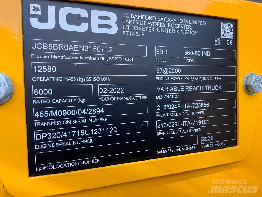 JCB 560-80 Manipulador telescópico