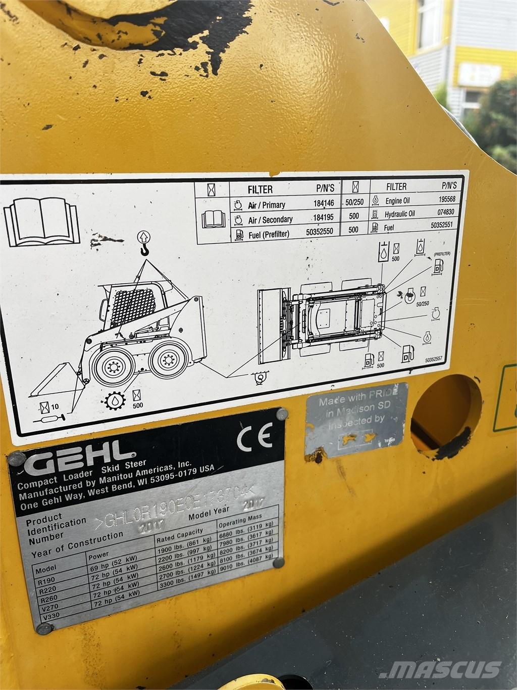 Gehl R 190 Minicarregadeiras