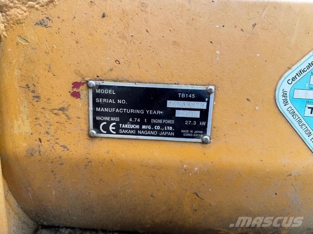 Takeuchi TB 145 Miniescavadeiras
