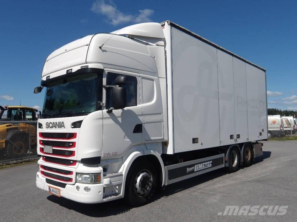 Scania R490 6x2 Caminhões de caixa fechada