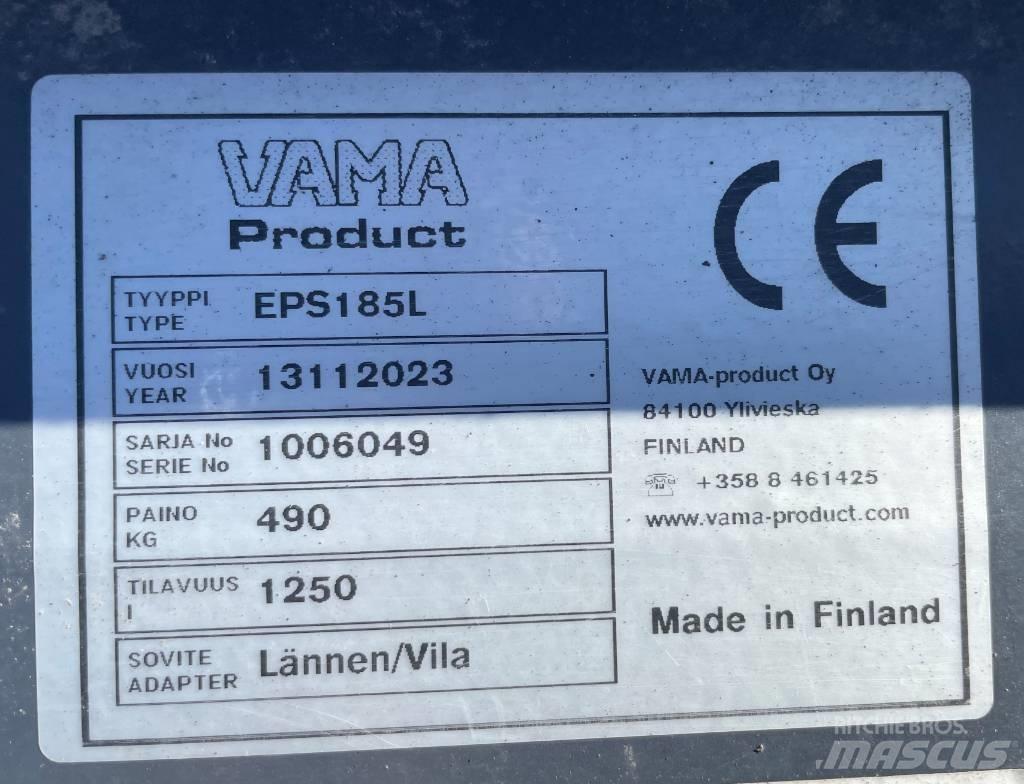 Vama EPL185L Acessórios para tractores compactos