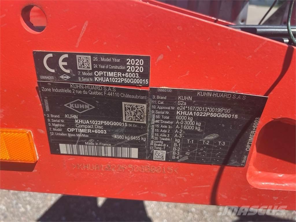 Kuhn Optimer + 6003 Agricultura - Outros
