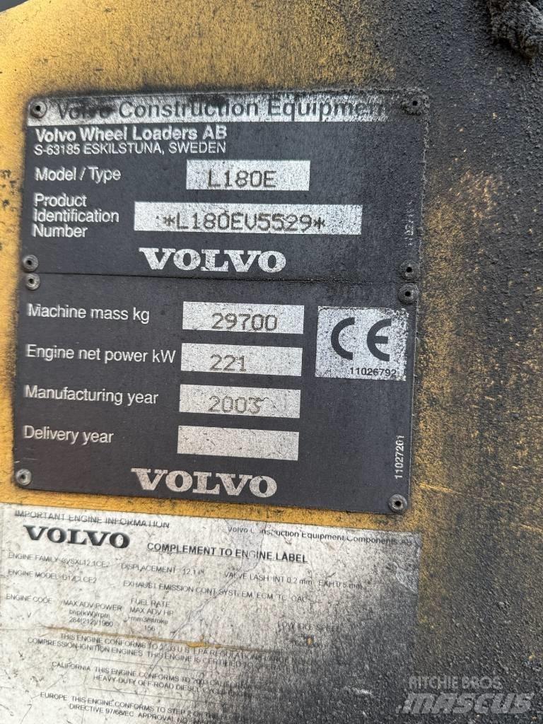 Volvo L 180 E Carregadeiras de rodas