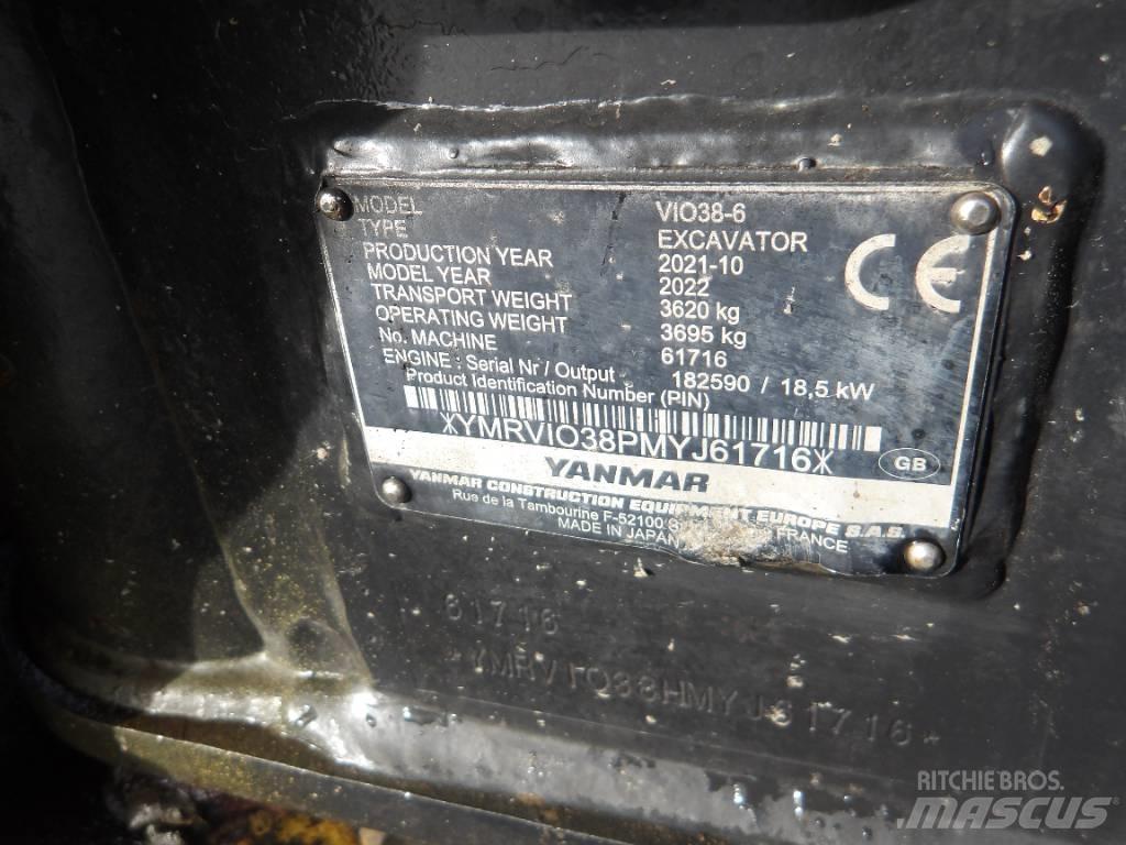 Yanmar Vio 38 Miniescavadeiras