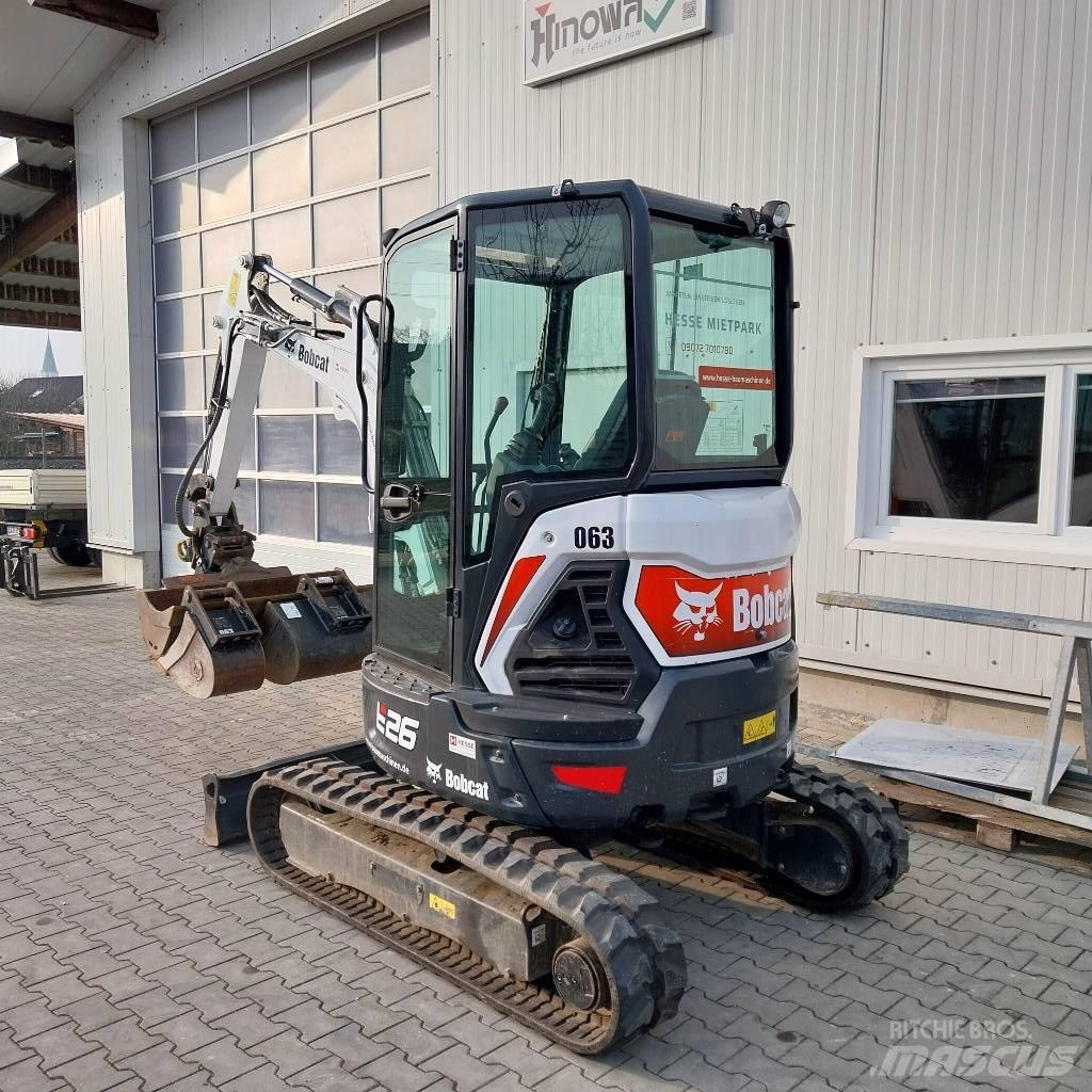 Bobcat E 26 Kabine Miniescavadeiras