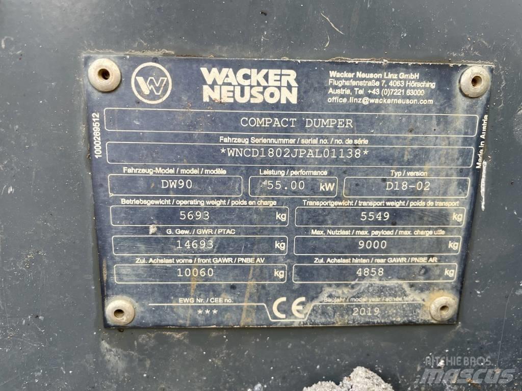 Wacker Neuson DW 90 Dumpers de obras