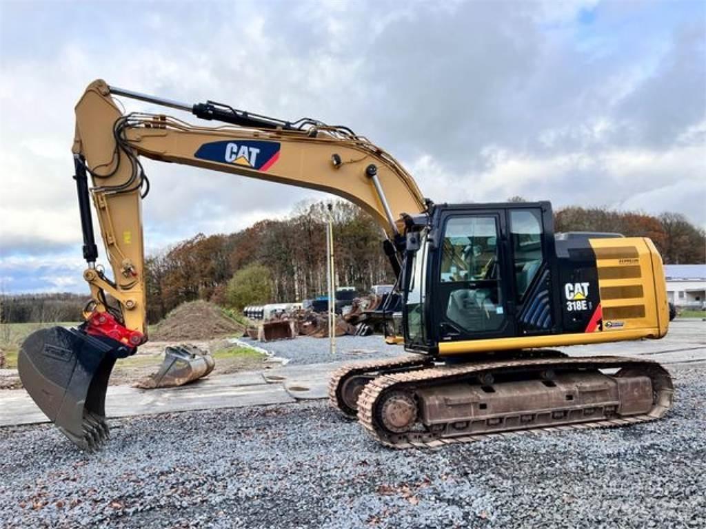 CAT 318EL + HS21 Escavadeiras de esteiras
