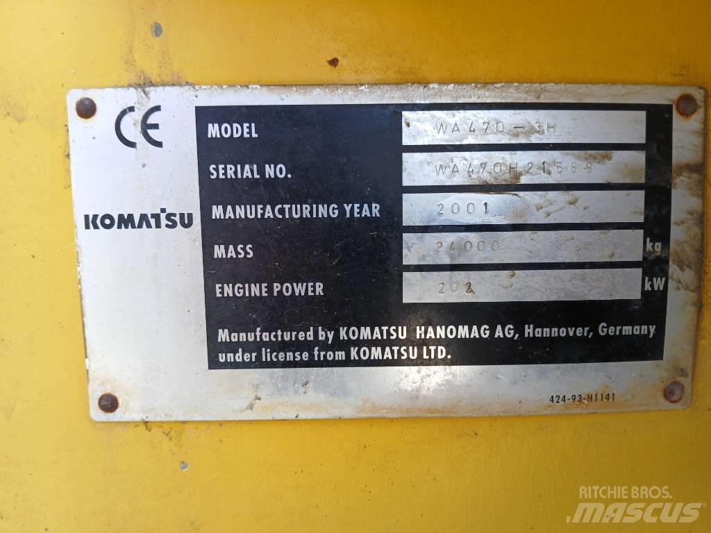 Komatsu WA 470-3H Carregadeiras de rodas