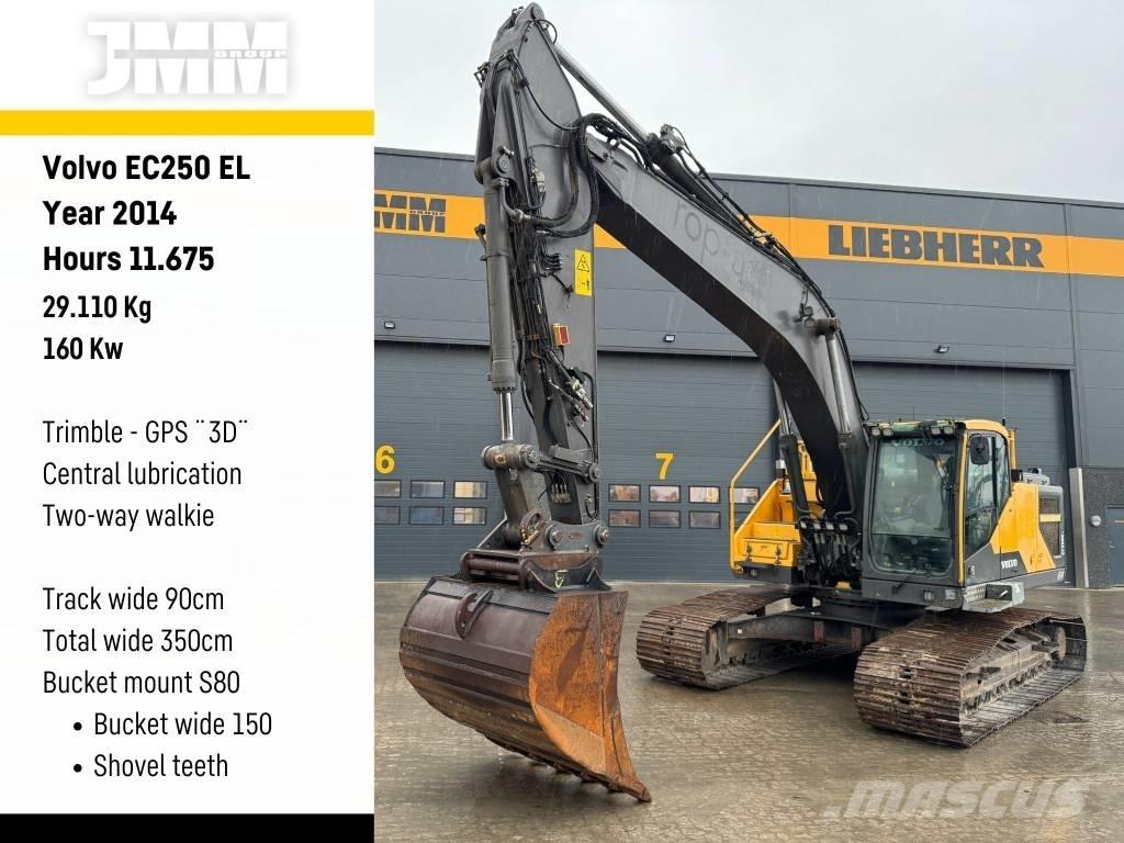 Volvo EC 250 EL Escavadeiras de esteiras