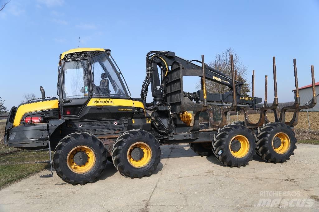 Ponsse Wisent 8W Forwarders florestais