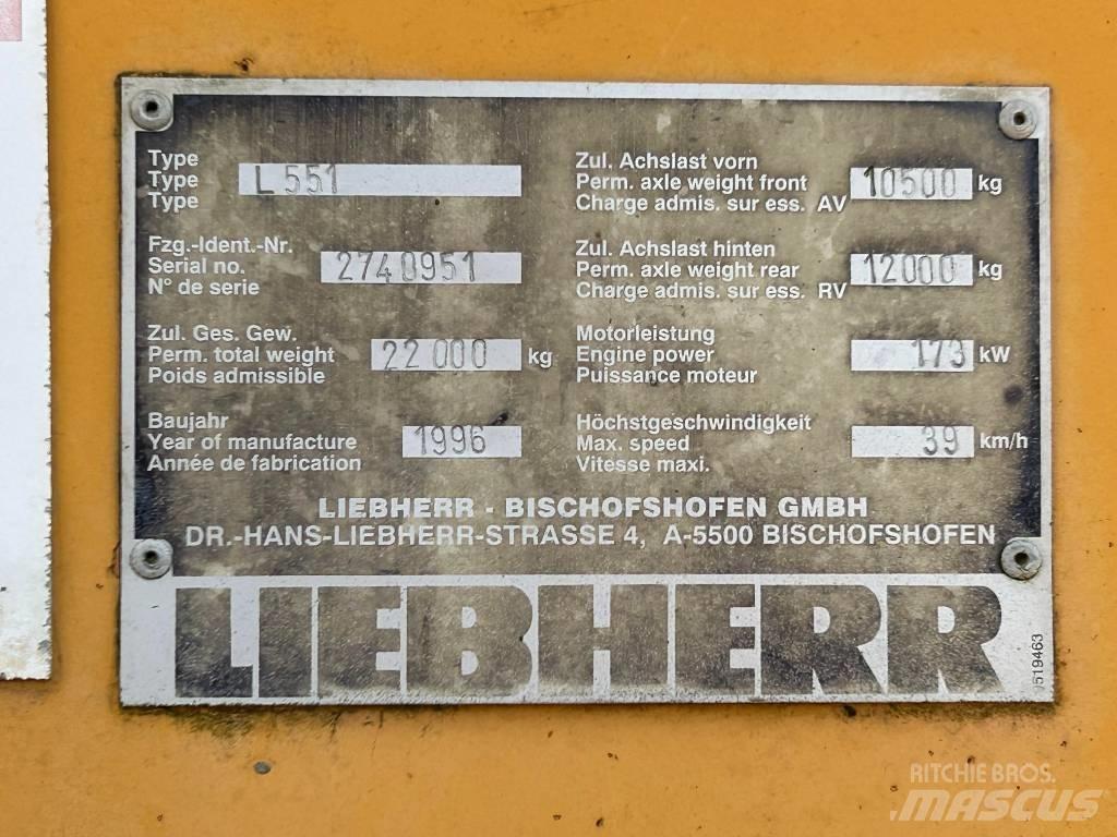 Liebherr L 551 Carregadeiras de rodas