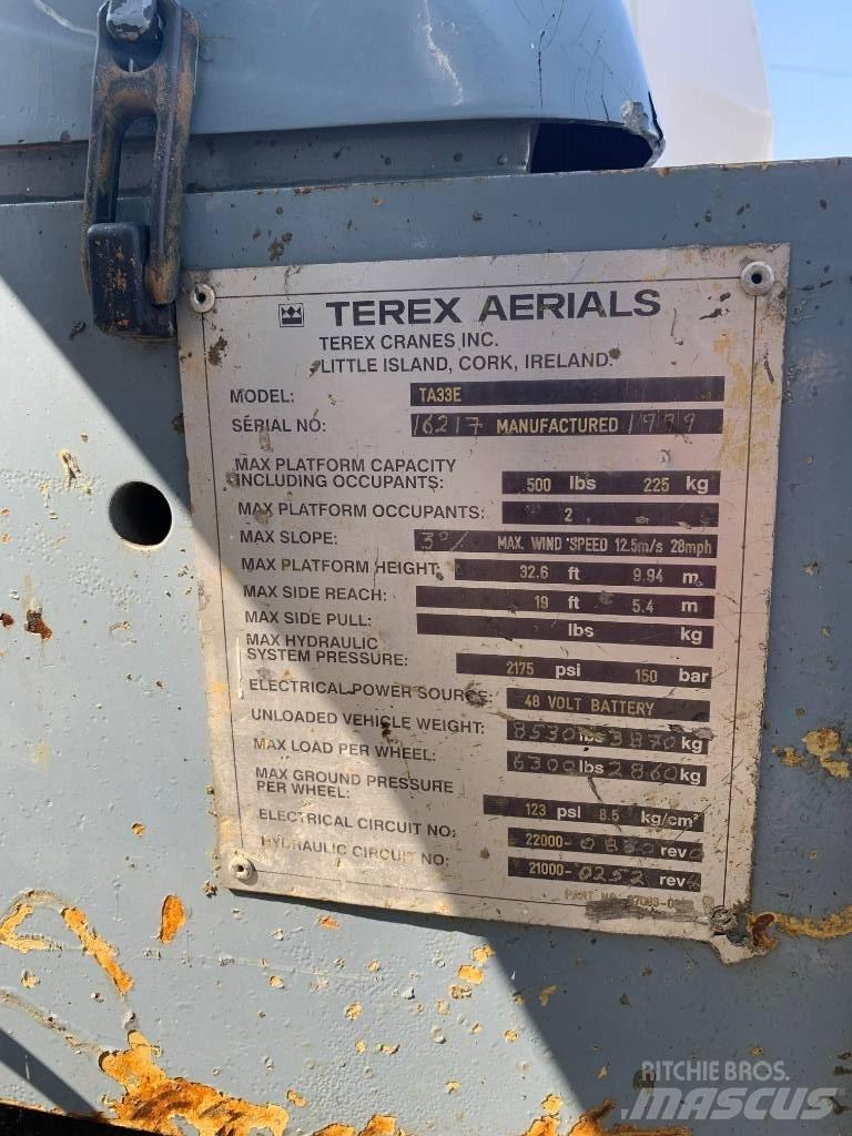 Terex TA33 Elevadores braços articulados
