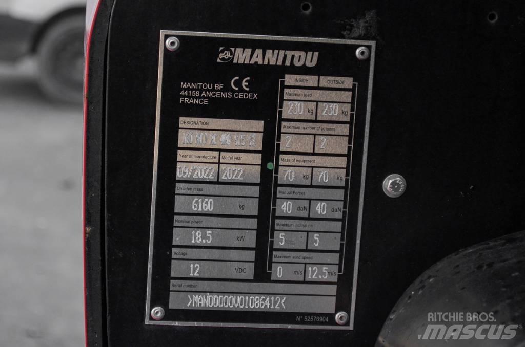 Manitou ATJ 160 Elevadores braços articulados
