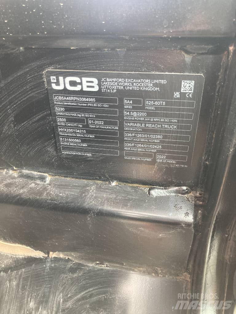 JCB 525-60 Manipulador telescópico
