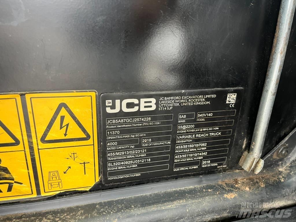 JCB 540-140 Manipulador telescópico