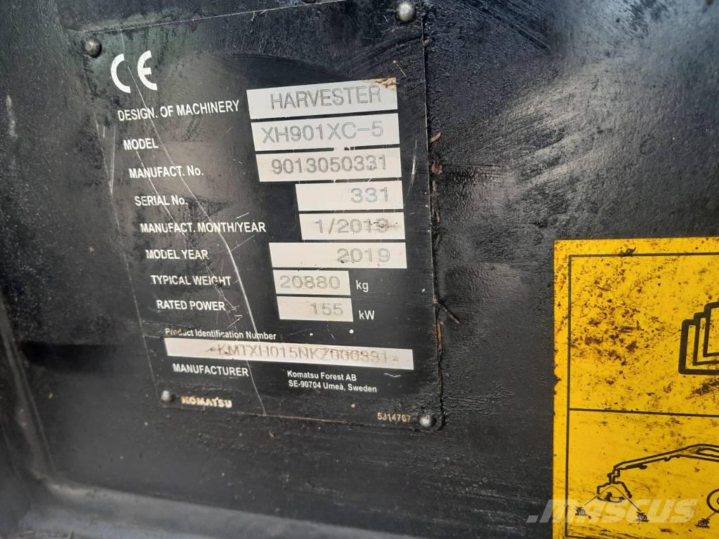 Komatsu 901 XC Processadores florestais