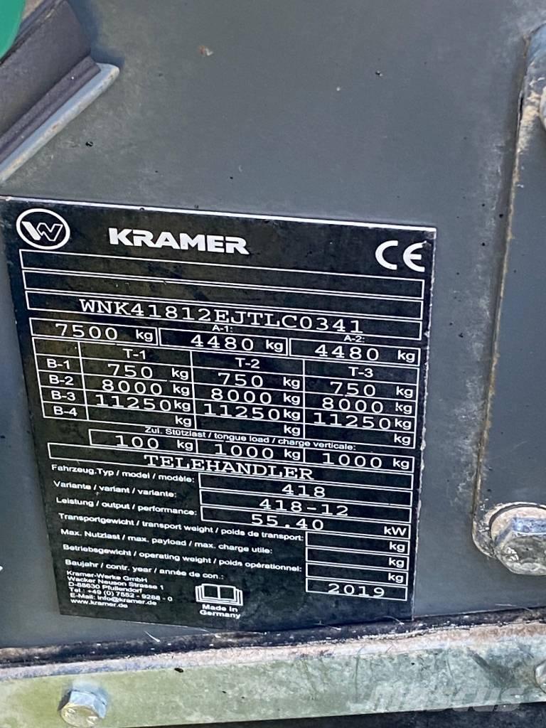 Kramer KT 276 Telescópicas para Agricultura
