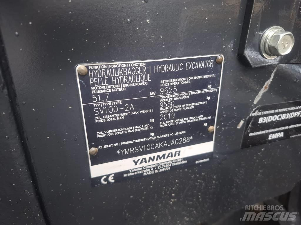 Yanmar SV 100-2A Escavadoras Midi 7t - 12t