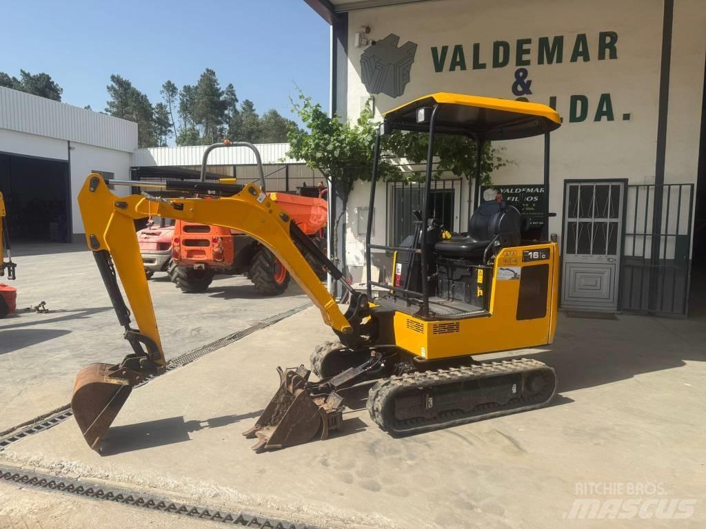 JCB 16 C-1, 740h Miniescavadeiras