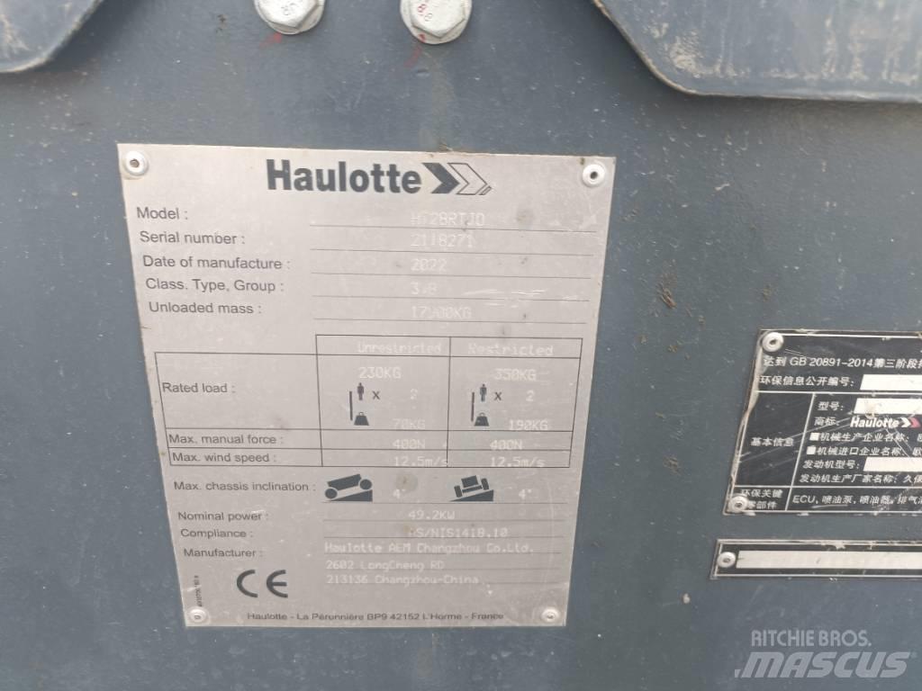 Haulotte HT28RTJO Elevadores braços Telescópicos