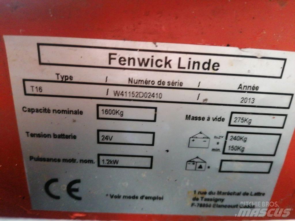 Linde T16 Porta palettes