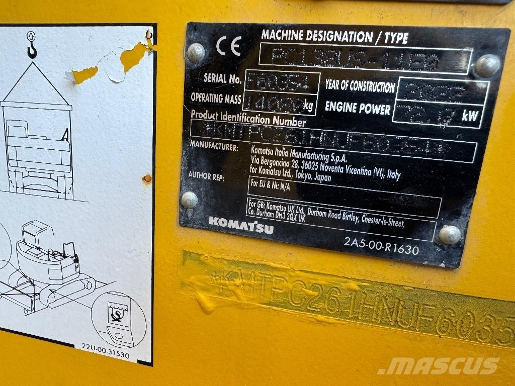 Komatsu PC 138 US-11 Escavadeiras de esteiras