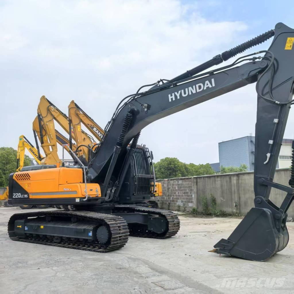 Hyundai r220lc-9s Escavadoras Midi 7t - 12t