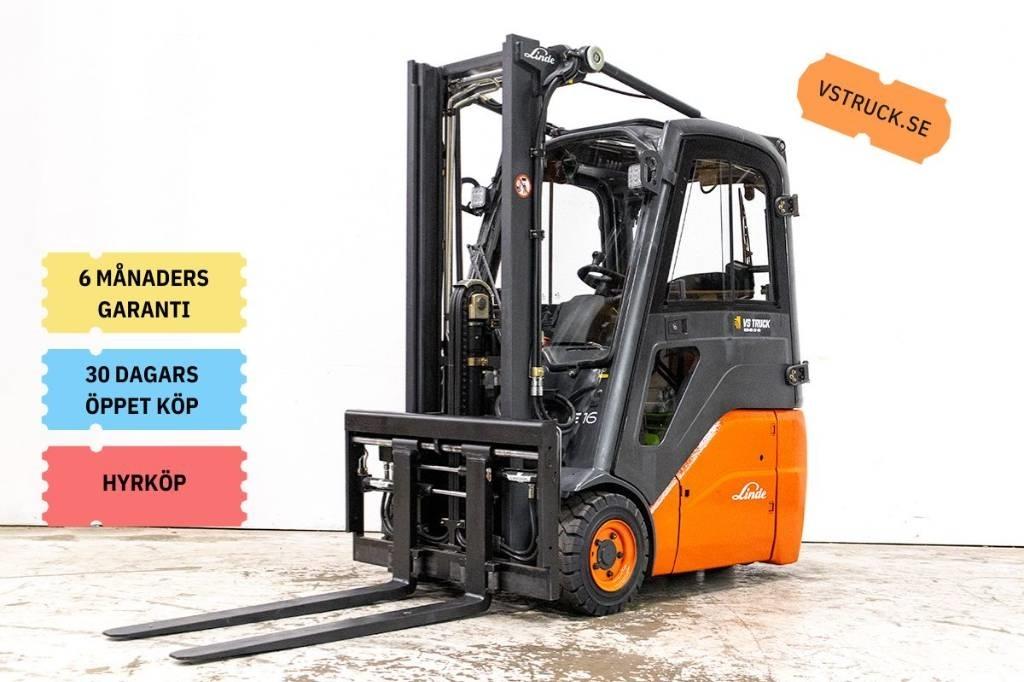 Linde E 16 Empilhadores eléctricos