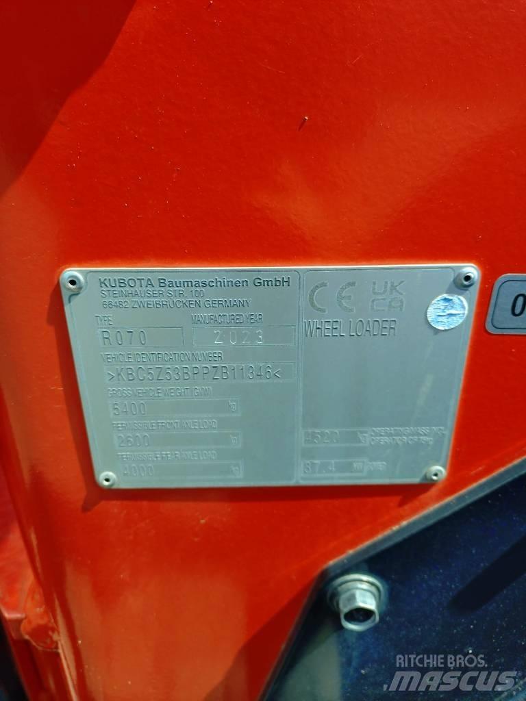 Kubota R 070 Carregadeiras de rodas