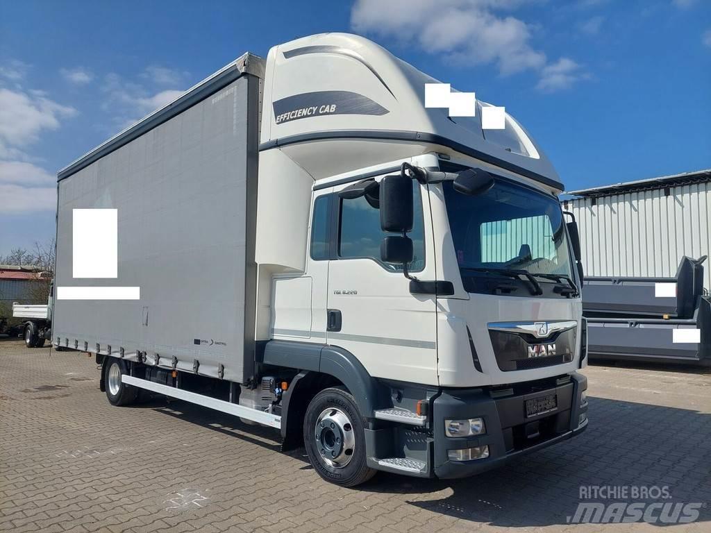 MAN TGL 8.220 Camiões caixa cortinas laterais