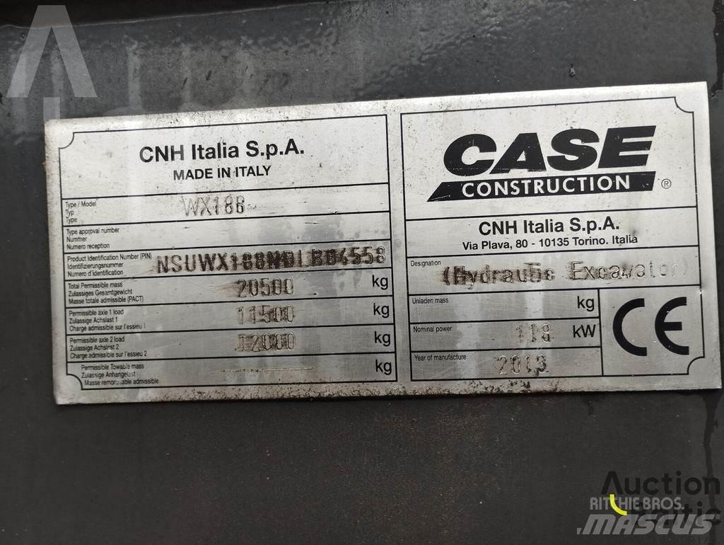 CASE WX 188 Escavadoras de rodas