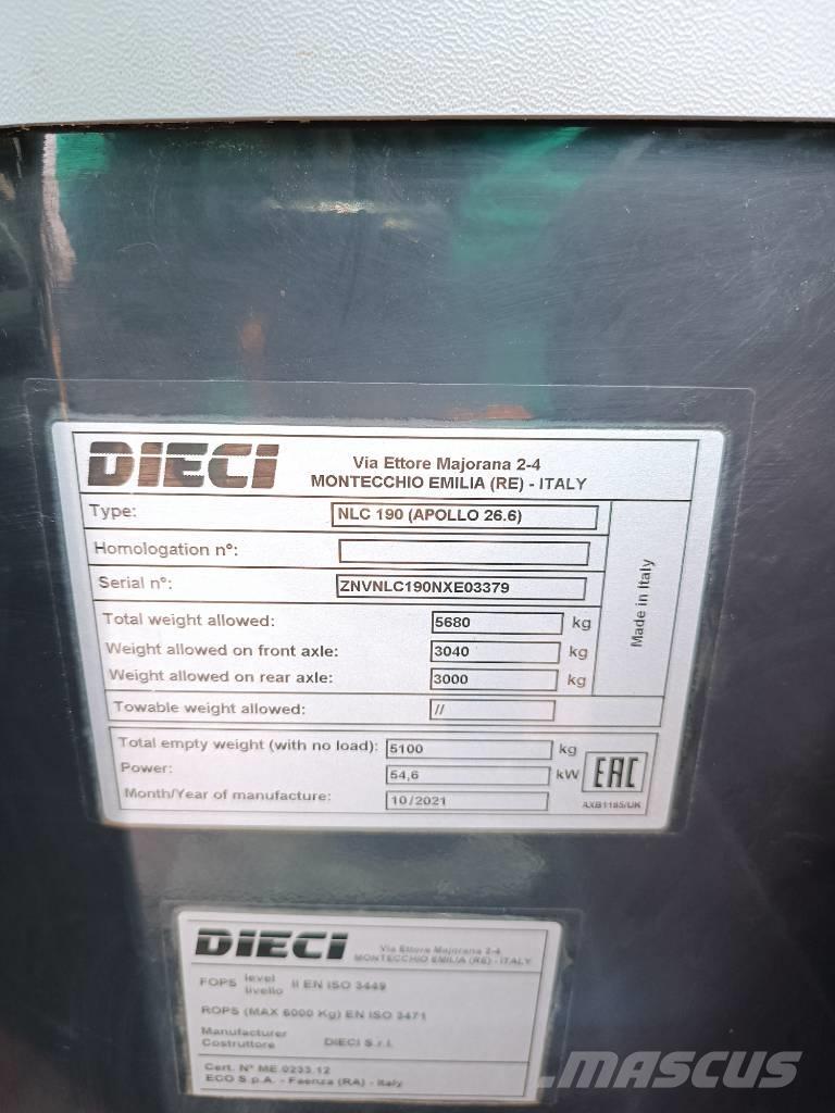 Dieci Apollo 26.6 Manipulador telescópico