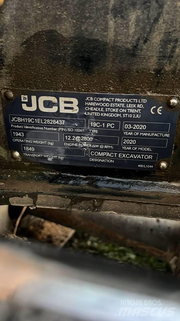 JCB 19 C-1 Miniescavadeiras