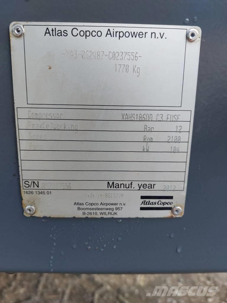 Atlas Copco XAHS186 Compressores