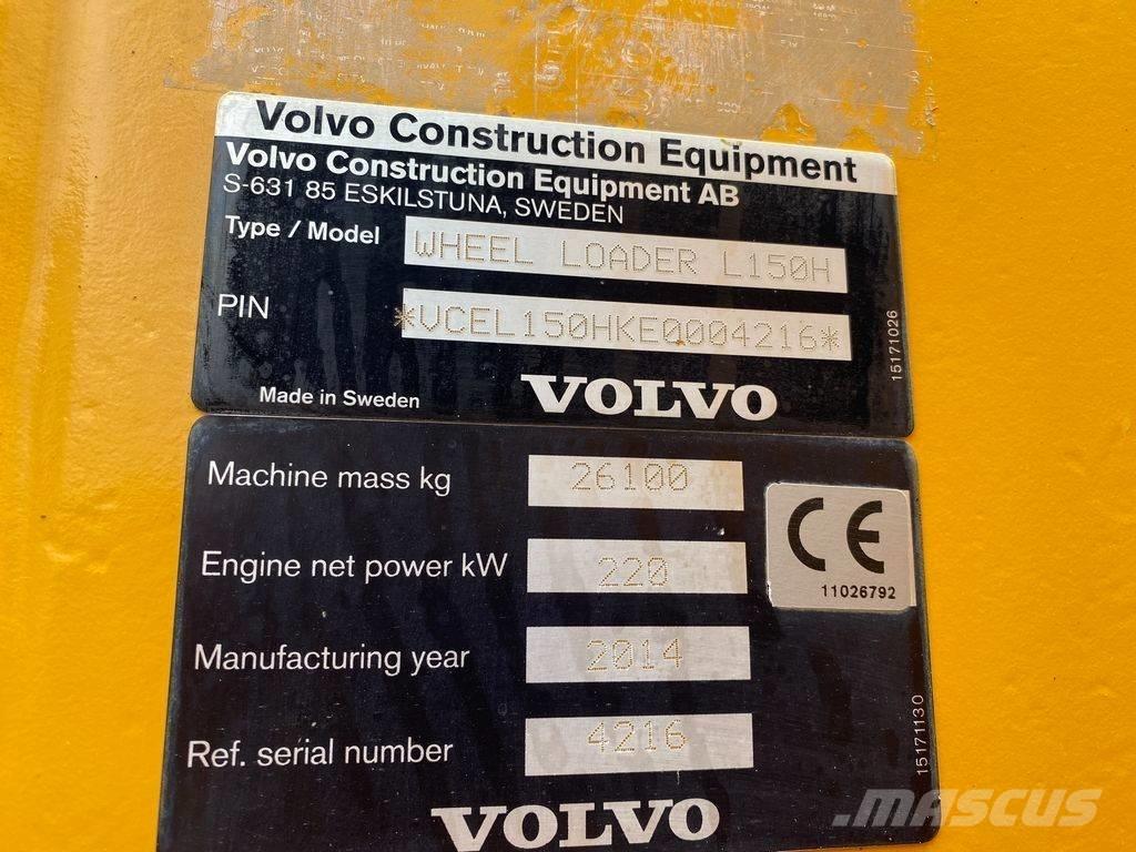 Volvo L 150 H Carregadeiras de rodas